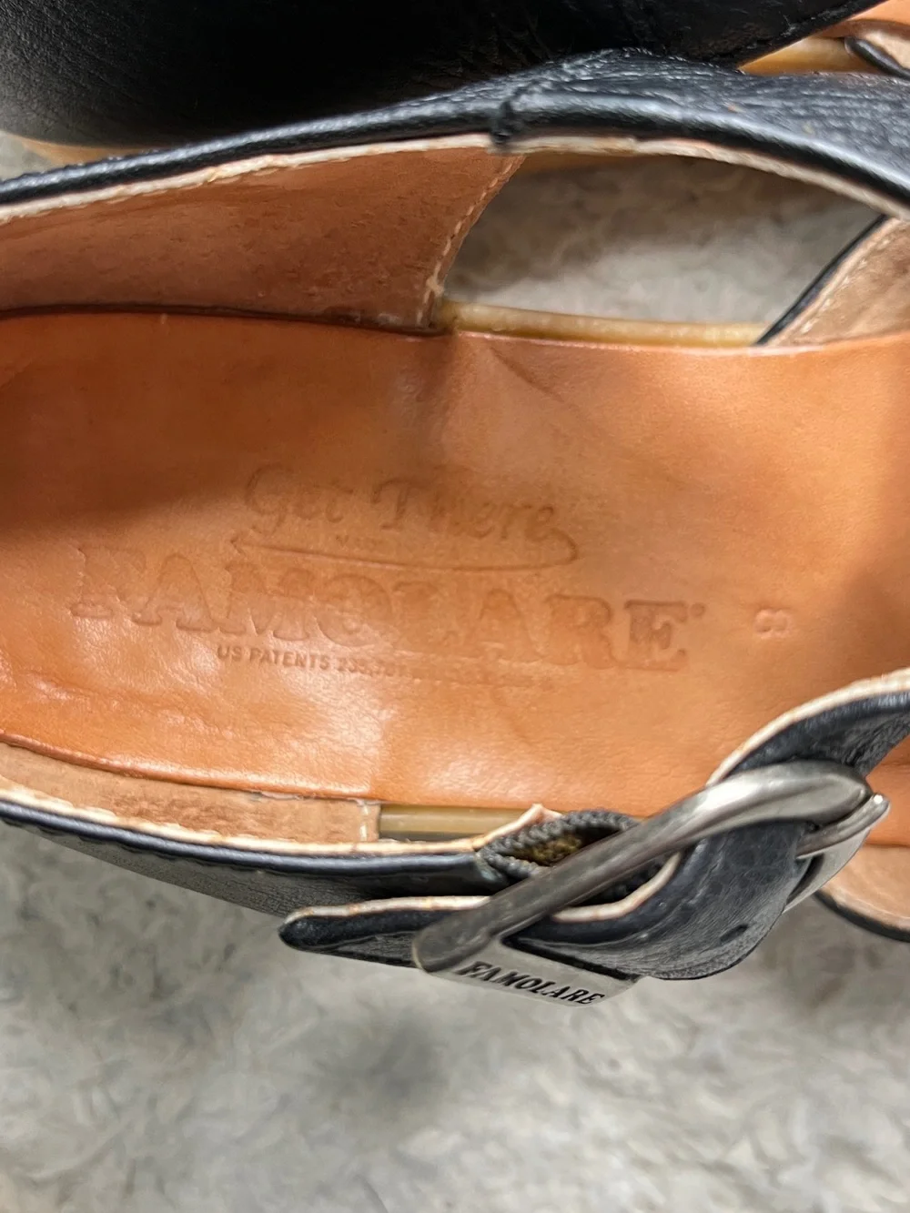 Famolare black leather